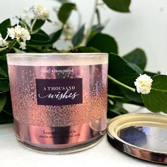 NWT Bath & Body Works A THOUSAND WISHES Large 3-Wick Candle 14.5 oz - Picture 6 of 8
